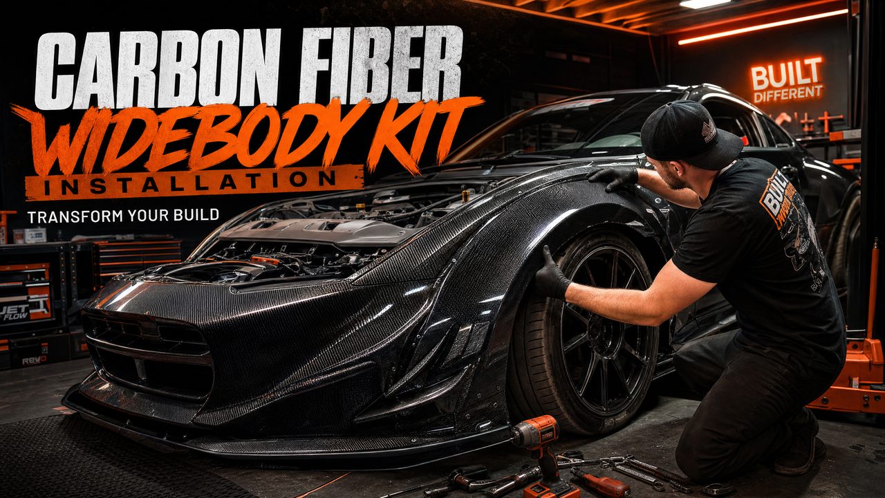 大奶大奶教程 - 宽体套件安装大奶展示